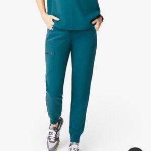FIGS Women Zamora Jogger Scrub Pants in Pacific Blue    Size XS
